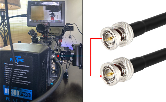 câbles de radiodiffusion 3G 12G HDM1 SDI Mini 3G SDI Vidéo Micro Convertisseur avec alimentation USB HDM1 Commutateur à câble coaxial SDI pour les applications vidéo