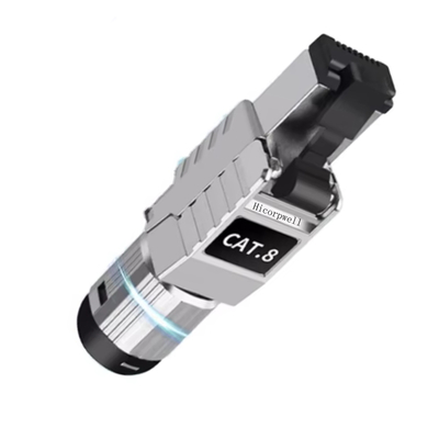 Cable Ethernet 100m 30M 50M Cat6 CAT8 SFTP Jumper Cable Plaqué en or RJ45 Connecteur Cable Ethernet Cat8