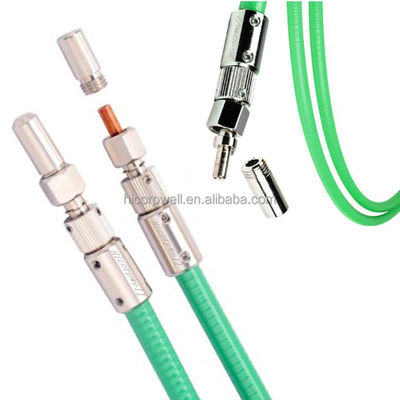 D80 Fiber Cable with 200μm to 800μm Core Diameters Featuring Sapphire and Air Gap Protection and Precisely Polished Connectors