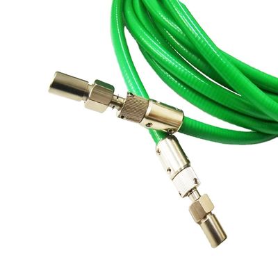 D80 Fiber Cable with 200μm to 800μm Core Diameters Featuring Sapphire and Air Gap Protection and Precisely Polished Connectors