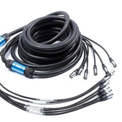 Ventilateur à ventilateur Ethercon RJ45 Ethernet tactique 4CH Audio Multicore Réseau de câble Extendor enroulement tambour Compatible avec le WiFi 4G 3G