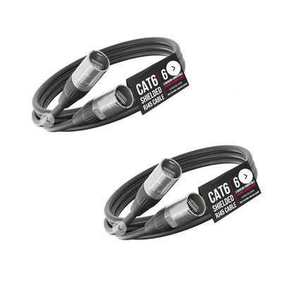 Testeur d'Ethernet industriel RJ45 Connecteur métallique à prise mâle câble Ethernet RJ45 18. câbles Ethernet (cat6/cat7)