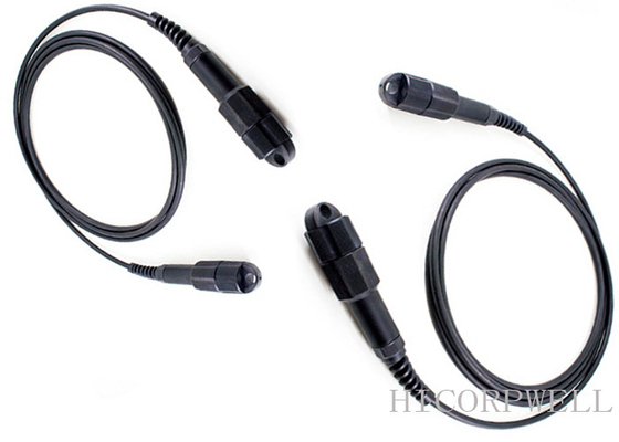 Les câbles de correction de fibre de SM d'Optitap de résistant à l'eau de conage ont adapté des connecteurs aux besoins du client