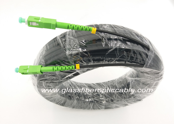 Câble optique de fibre de verre de Sc RPA UPC de FTTH, câble d'interface optique de fibre pour l'application
