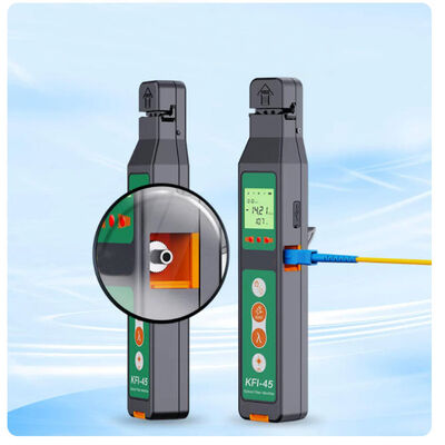 Identificateur de Direction de Signal de câble optique KFI-45, approvisionnement Direct d'usine, identifiant de Fiber optique en plastique, alimenté par DC 12V, 1 an