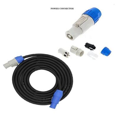 Connecteurs d'alimentation Powercon galvanisés à chaud, poids volumétrique 100KG, conçus pour fournir des connexions électriques industrielles