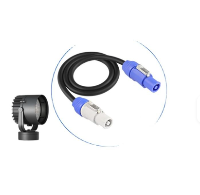 3P Power Connector Cable Combo Male/Female Powercon Stage Lighting Chassis Cable Yellow 3P PowerCon CE Approved IP65 Hot in Euro