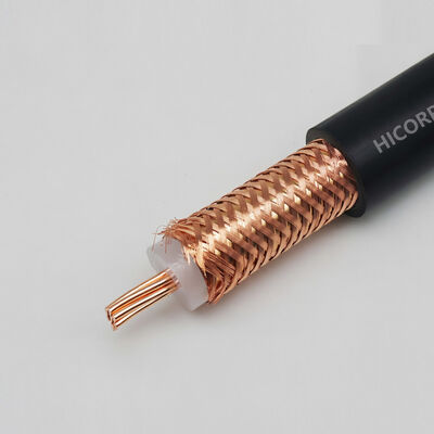 SYC50-3/5/7/9 50 Ohm faible perte câble coaxial RF haute fréquence avec OFC cuivre noyau tressé bouclier PVC veste pour l'audio / vidéo
