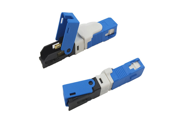 Connecteur rapide optique optique bleu ou vert de fibre de composants de fibre d'ESC250D
