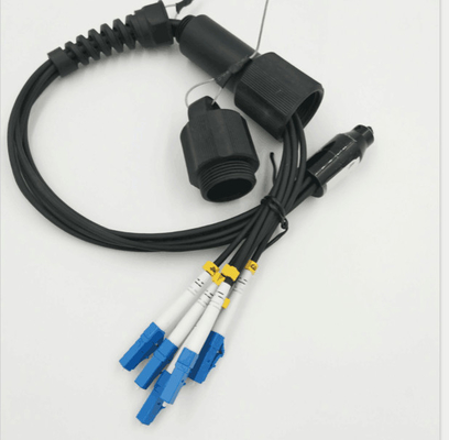 La correction optique de fibre du SM SX câble la longueur 300M de LSZH 4.8mm 2F 4F 100M