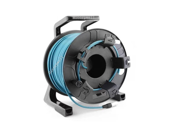 Orange portative optique extérieure Paintcoat de connecteur du câble IP67 des composants FO de fibre