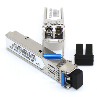 double module optique d'émetteur-récepteur de la fibre SFP+ de 1.25G 1310nm 20KM