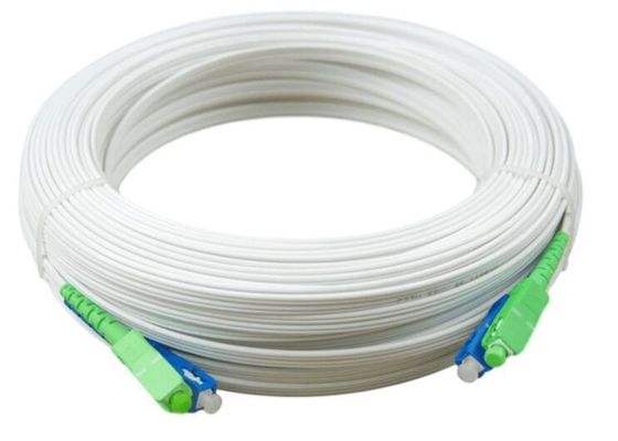 Câble d'interface optique de fibre de Sc RPA 10m 30m 50m 100m FTTH de Sc UPC