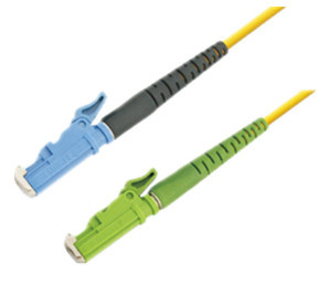 Connecteur à plusieurs modes de fonctionnement unimodal jaune de Sc E2000 RPA UPC de câbles optiques de fibre de 3.0mm