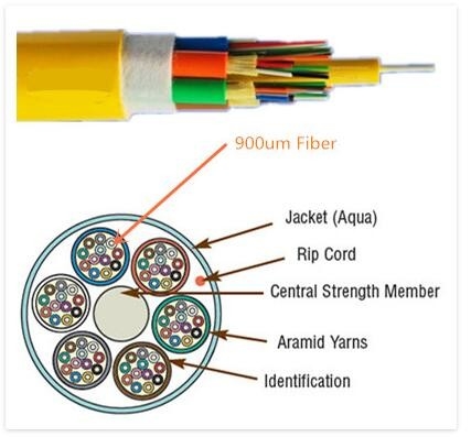 la fibre 900um et 250um ajoute Un SM supplémentaire des couches G652D G657A1 G657A2 pour la production de câble de FO