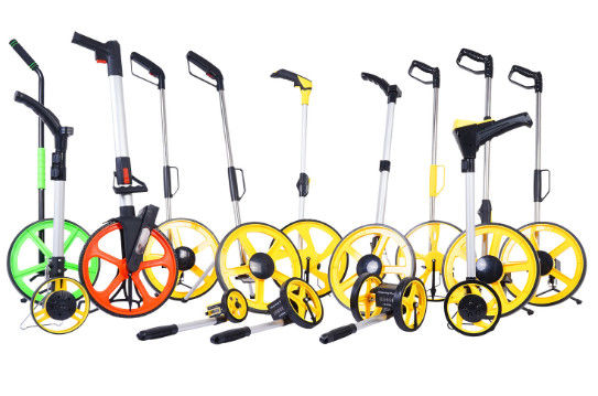 Roue de mesure de marche d'odomètre compteur/poussée électroniques de main de volant de commande de mesure de route mécanique de télémètre