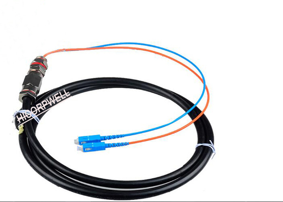 LC UPC - évasion de corde de correction de fibre multimode de LC UPC, câble optique en vrac de correction de PVC LSZH du SM 12C
