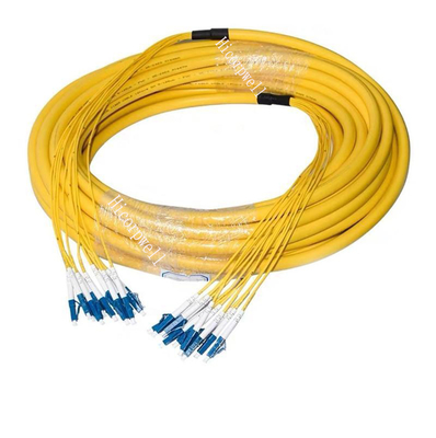 La correction de fibre optique unimodale de mode unitaire de St 2.0mm de Sc FC de LC attachent 24 câbles de branche de C