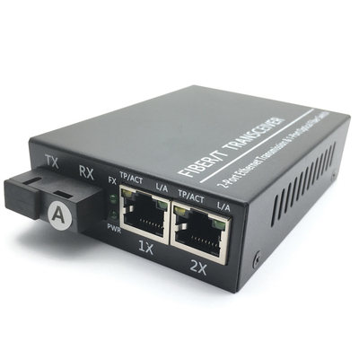 Convertisseur de changement 10/100 Mbps de médias de fibre d'Ethernet de conversion de médias de technologie