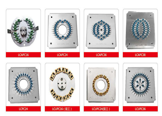 Disque de lancement de polissage optique de main du disque FC/SC/ST/LC de fibre d'acier inoxydable