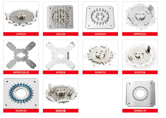 Disque de polissage carré de l'acier inoxydable FC/SC/ST/LC de disque de machine de meulage de pression