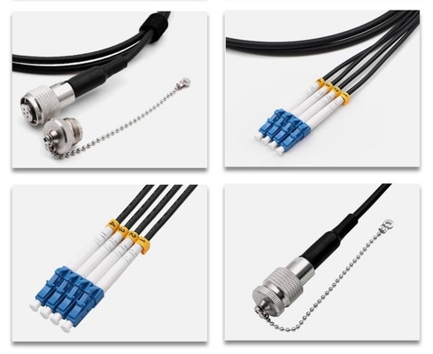 2/4F RDC/QDC pour duplexer le LC pour câbler la prise extérieure de prise de connecteur de noyau d'ODC 2 au câble du câble CPRI de correction de fibre de LC