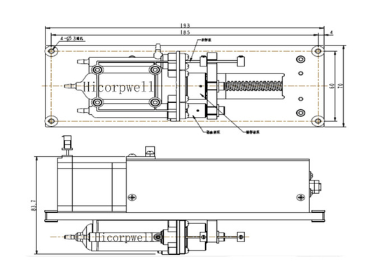 Pompes de pression négative de grande précision de seringue de plongeur de la trois Manche et de module de seringue