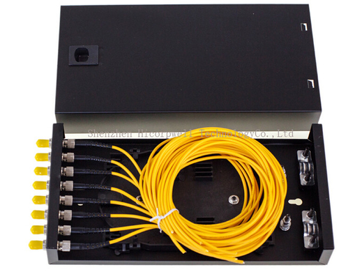 La boîte optique gauche d'arrêt de la fibre 8 inclut le type boîte d'ABS de distribution de diviseur de fibre