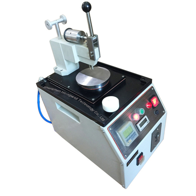 Machine de meulage de polissage optique de pression centrale de fibre pour la chaîne de production optique de tresse de corde de correction de fibre